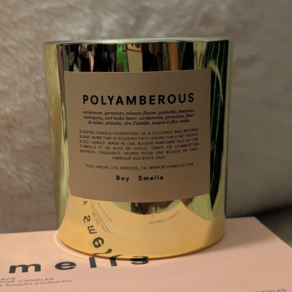 Boy Smells Polyamberous Gold Candle